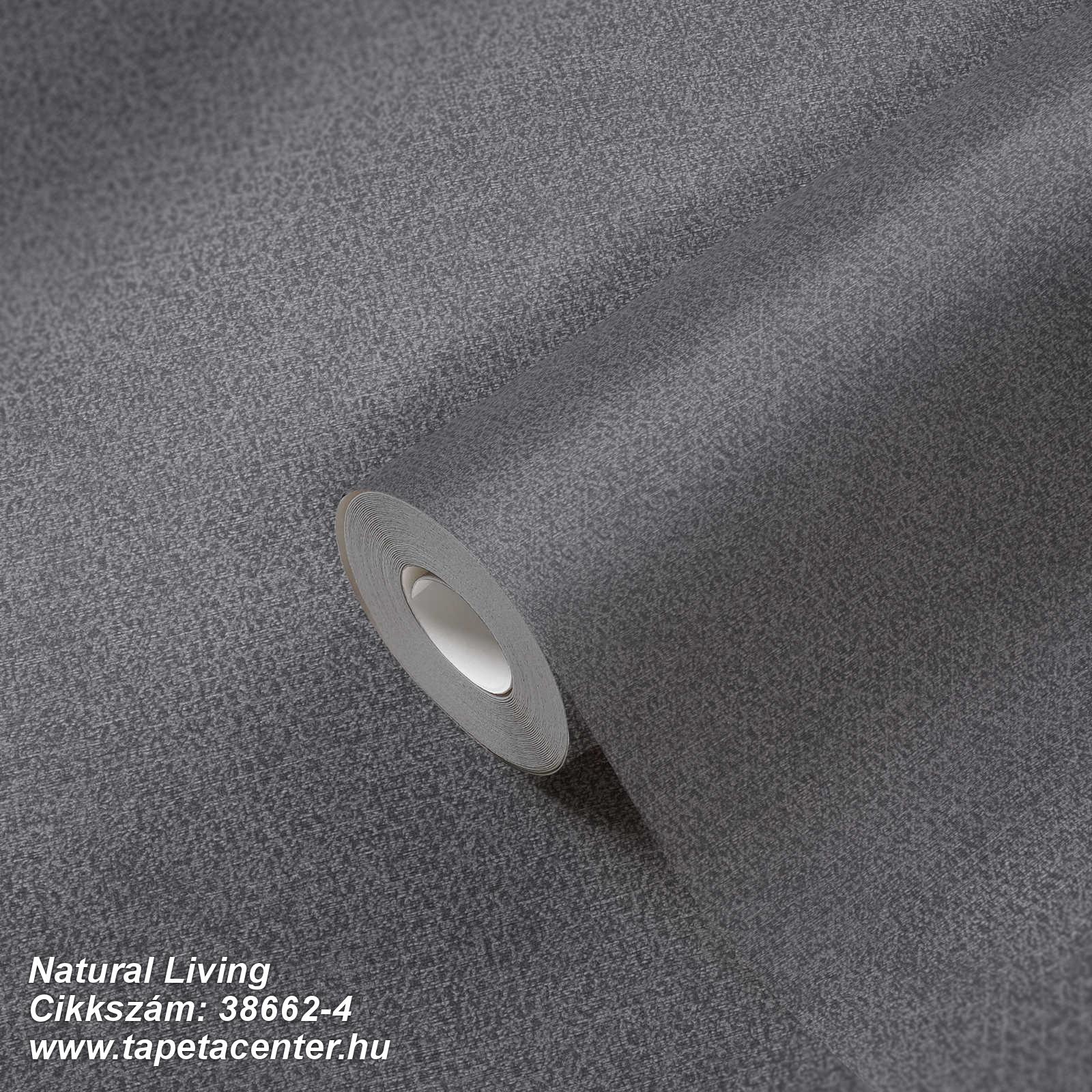 Egyszínű,textil hatású,szürke,illesztés mentes,lemosható,vlies tapéta 